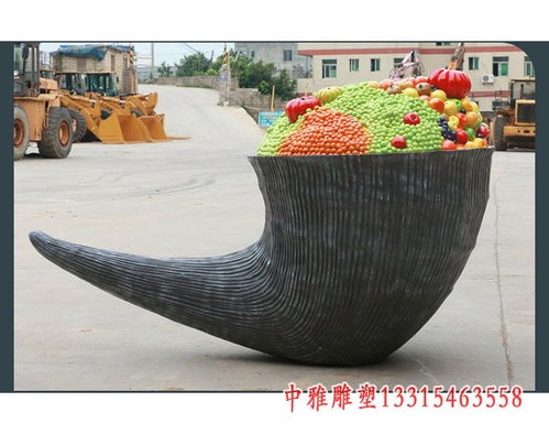 水果蔬菜卡通玻璃钢雕塑 东营玻璃钢果蔬雕塑加工厂