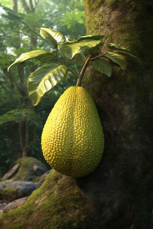 热带水果菠萝蜜果树果园水果农产品摄影图 摄影